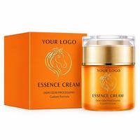 Crème Visage Personnalisable Bio à l'Huile de Cheval et aux Herbes, Éclaircissante, Lissante, Réparatrice, Hydratante, Anti-rides, Beauté Naturelle