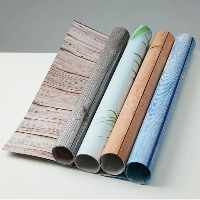 YEAH Wholesale Custom 57*87cm Marble Wood Food Photo Back Drop Double Sided Backdrops Photographic Background Paper