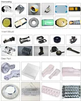 Moule d'injection personnalisé pour pièces de calculatrice en plastique PP/ABS Plastique HDPE avec insert métallique en matériau PET
