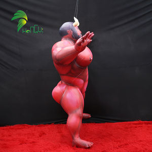 Dessin animé Muscle Man fitness figure PVC modèle jouet poupée <span class=keywords><strong>gonflable</strong></span> Cornu mal <span class=keywords><strong>homme</strong></span> <span class=keywords><strong>gonflable</strong></span> diable pour l'affichage - Product Image 4
