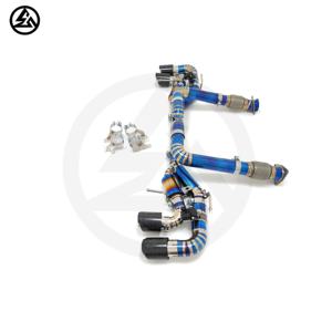 Knalpot Catback Titanium Chevrolet C8 Corvette 6.2L Valvetronic, Sangat Direkomendasikan, Pipa Knalpot Peredam Suara Berkatup dengan Kontrol Jarak Jauh - Product Image 3