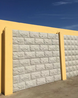 GOIN Moule en plastique réutilisable en PP pour panneaux muraux en béton, pour la décoration extérieure des bâtiments, moulage par injection plastique