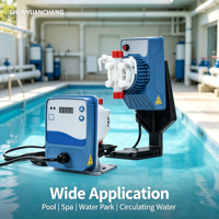 Pompe doseuse électromagnétique à diaphragme électrique automatique basse pression pour l'industrie alimentaire et des boissons, contrôleur de dosage de chlore PHL