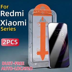 Protecteur d'écran en verre trempé, 2 pièces, pour <span class=keywords><strong>Redmi</strong></span> <span class=keywords><strong>Note</strong></span> 15 Pro 14 13 12 <span class=keywords><strong>Xiaomi</strong></span> 17 15 14 5G 4G, installation facile, Kit de dépoussiérage automatique - Product Image 1