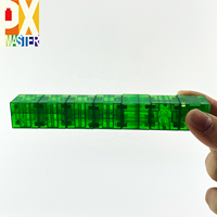 Ensemble de blocs de construction en plastique magnétique transparent pour enfants Puzzle Cubes jouet avec certificat CPC