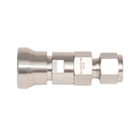 Instrument en acier inoxydable connecteur rapide BSPT NPT 1/4 \ "3/8 \" 1/2 \ "fils Air eau huile interne tuyau taille 10mm modèle tête