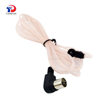 Conector macho IEC TV F, 2 metros, MD, MX, FM, dipolo, 85-112Mhz, Radio FM, antena dipolo