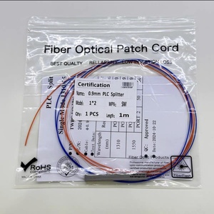 Factory Price Mini Steel Tube 1x2 Single Mode 1 Meter PLC <b>Splitter</b> Without Optical Connector - Product Image 2