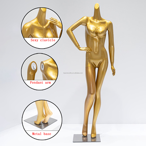 Maniquí de lencería para mujer, ropa interior femenina de lujo con precios al por mayor, busto dorado para mujer - Product Image 5