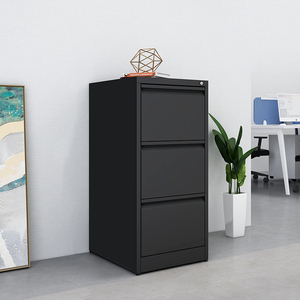 4-<b>Drawer</b> Steel Modular Modern Lateral <b>File</b> Cabinet with Key Lock Wide <b>Drawers</b> for Hospital School Office Use - Product Image 6
