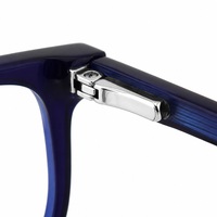 Montures de lunettes optiques rectangulaires en acétate pour hommes et femmes 53-18-145 avec charnière à ressort – Vente en gros de montures de lunettes