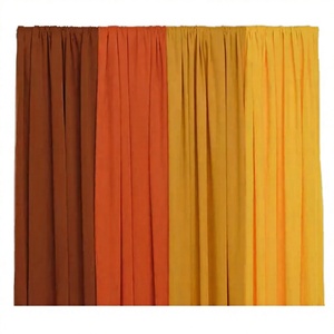 屋外結婚式用背景幕天井装飾用生地カーテン - Product Image 1