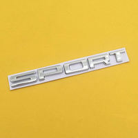 Autocollant Métallique 3D pour Coffre de Voiture, Emblème Sportif, Logo, Lettres, Badge