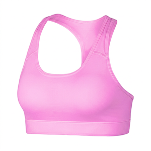 Women's <b>Plus</b> <b>Size</b> High Support Reversible Sports Bra Front Logo Racerback Design Customizable Band Removable Pads Eco-Friendly - Product Image 1