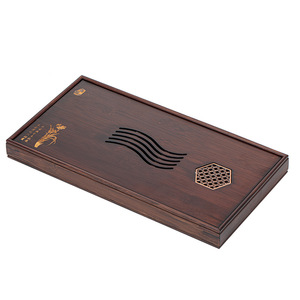 Bamboo <b>Tea</b> <b>Tray</b> With Drain And Water Storage Japanese Style <b>Tea</b> Table Elegant Design For <b>Tea</b> Serving - Product Image 5