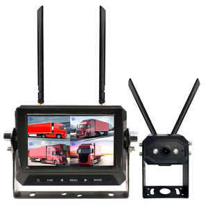 1080P 5 inch 5 bánh xe không dây đảo ngược Hệ thống camera với truyền âm thanh & ghi video - Product Image 1