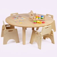 Meubles de garderie pour enfants, table et chaise en bois pour la maternelle Montessori, coin d'étude pour la maternelle, armoire à jouets