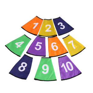 Portable Logo Bucket Number Set Fun Training Teaching Aids for Football Protective Cover Multiple Models Training Equipment