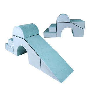Suministro de fábrica Play Time and Climb Juego de espuma suave multiusos para bebés y niños pequeños Juego de juegos de espuma Juego de arcos de sofá Juego deslizante - Product Image 2