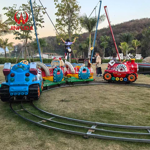 รถไฟรางไฟฟ้า LED สำหรับเด็ก พร้อมรางไฟหลากสี สำหรับสนามหญ้า/ลานกิจกรรมกลางแจ้ง - Product Image 5