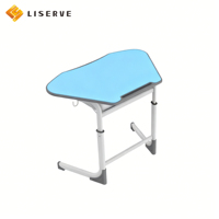 Ensemble Chaise et Pupitre Scolaire Liserve Moderne et Durable pour Usage Commercial, en Métal et Plastique, Idéal pour Étudiants, Appartements et Salles d'Étude