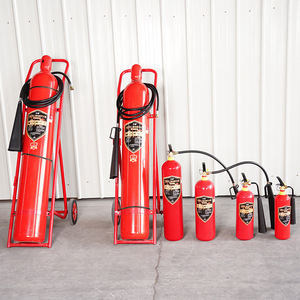 <span class=keywords><strong>Extincteur</strong></span> à dioxyde de carbone 5,8 kg, chariot portable CO2, certifié 3C, rouge, usage construction, garantie 1 an - Product Image 5