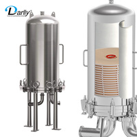 Filter Lenticular Depth-Stack Cartridge Disc Filters 12 inci 12/16 sel Bersertifikasi ISO9001 500L/Jam Throughput Tinggi untuk Anggur Lembut