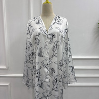 Ensemble Abaya et Hijab en Crêpe Respirant pour Femme Musulmane, Modeste et Décontracté, à Manches Longues, Spécial Ramadan et Aïd, Vente en Gros