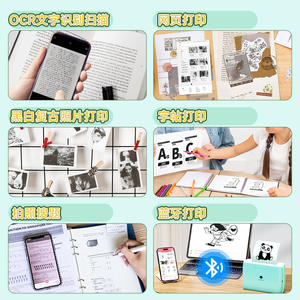 Imprimante thermique portable Phomemo M04S 58 mm, impression sans fil depuis téléphone mobile pour notes, photos, numérisation OCR - Product Image 1