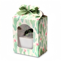 Pochettes personnalisées réutilisables pour fenêtres, avec pelliculage mat et fermeture à ruban, pour sushis, bonbons, cadeaux de mariage et de fête