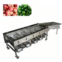 Automatische fruit- en groentesorteermachine voor kersen, olijven, appels, sinaasappels, uien, tomaten, avocado's en aardappelen.