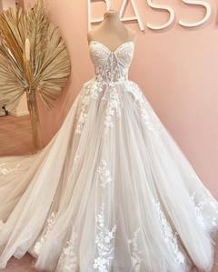 NDB10237 Abito da Sposa, Vestito Nuziale, Gonna da Sposa, Spalle Scoperte, Schiena Nuda, Stile Forestale, Super Fiabesco e Sognante - Product Image 6