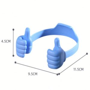 Custom Logo Screen Printed Adjustable Universal Thumbs-up <b>Stand</b> Holder Cell Phones <b>Tablets</b> Flexible Desk Desktop Cradle Travel - Product Image 3
