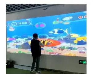 Children Indoor Playground Interactive Projection Interactive Wall Games For Kids