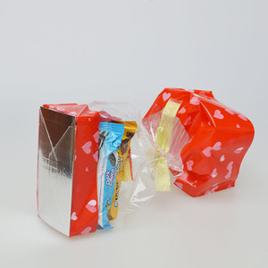 กระดาษแก้วพิมพ์ลายแบบกำหนดเอง BOPP Block กระเป๋าด้านล่างทรงสี่เหลี่ยมพร้อมกระดาษแข็งสีขาวเงิน - Product Image 5