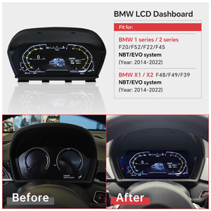 Compteur de Vitesse et Tableau de Bord Numérique LCD pour <span class=keywords><strong>BMW</strong></span> Série 1, Série 2, X1, <span class=keywords><strong>X2</strong></span>, F48, F20 - Product Image 2