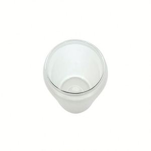 Gobelet givré vierge pour sublimation 16 oz, verre à bière en forme de canette 16 oz avec couvercle en bambou et paille - Product Image 4