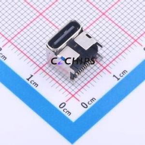 HC001-1A1H1A103-0HR USB Connector SMD Connector ( Connector Type: Type-C )( Gender: Female )( Mounting Type: Horizontal Mount ) - Product Image 1