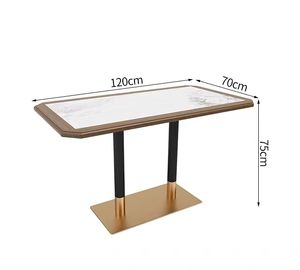 Juego de comedor de cuero de alta calidad, diseño moderno, restaurante, Hotel, hogar, Bar, uso, muebles comerciales duraderos - Product Image 5