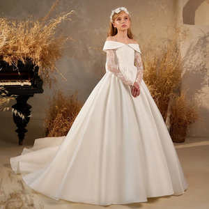 Abito bianco <span class=keywords><strong>per</strong></span> bambini abito da sposa principessa <span class=keywords><strong>bambina</strong></span> abito Pompadour - Product Image 6