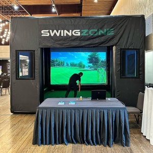 Terrain de <span class=keywords><strong>golf</strong></span> gonflable portable de haute qualité, mini-<span class=keywords><strong>golf</strong></span> intérieur et extérieur, simulateur de <span class=keywords><strong>golf</strong></span> gonflable en tente - Product Image 1