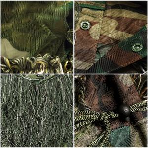 Vêtements de chasse tactiques de camouflage pour hommes, femmes et unisexe, camouflage de forêt, vêtements de chasse 3D, vêtements de chasse CS, costume de sniper Ghillie - Product Image 5