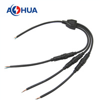 Driver Led personnalisé éteindre connecteur cc à la disposition du câble d'éclairage LED connecteur Y avec fil ouvert/connecteur mâle femelle