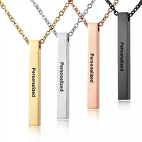 Collier en acier inoxydable avec initiale L, personnalisable, tendance, plaqué or, 18 pouces, accessoires coréens