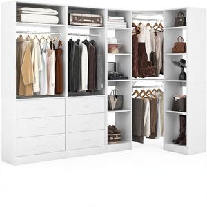 Sistema de <span class=keywords><strong>Armario</strong></span> Esquinero en Forma de L, <span class=keywords><strong>Armario</strong></span> Esquinero Personalizado con Cajones y Estantes - Product Image 3