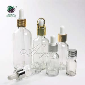 Flacon Avec Pipet 100 50 30 20 15 10 5 Ml Botol Serum Botol Minyak Esensial Botol Serum dengan Tutup Penetes - Product Image 2