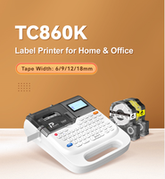 Mesin Printer Label Barcode Stiker Thermal Transfer Auto-Cutting 203dpi Portable Desktop PUTY Baru Tersedia