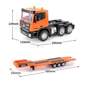 HUINA 1319 1/24 Remolque de Plataforma con Excavadora a Control Remoto de 9 Canales, Modelo de Vehículo de Ingeniería RC, Juguete para Niños, Regalo - Product Image 3