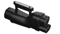 Nouvel adaptateur de charge rapide DC pour véhicules électriques GB/T CCS2, 250A max, 1000V, IP54, étanche, en alliage de cuivre plaqué argent, connecteur de chargeur EV