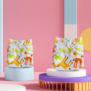 5 pièces/ensemble Couches lavables écologiques réutilisables anti-fuites Couches en tissu plates - Product Image 5